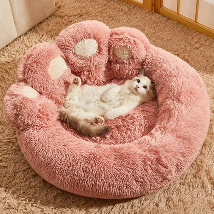 Calming Bear Paw Bed for Pets