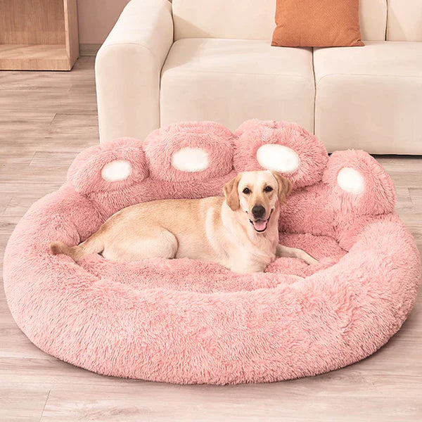 Calming Bear Paw Bed for Pets